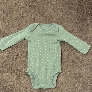 Green Polka Dot Kids One Piece